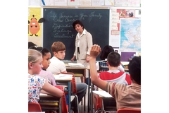 Image Children in school learning in classroom